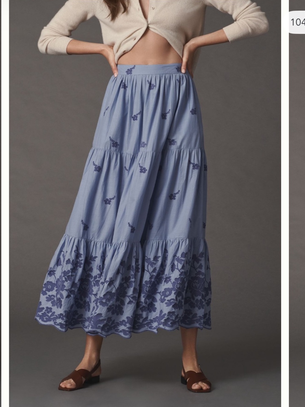 NWT Anthropologie Mille Paola Ruffle Skirt (size XS)